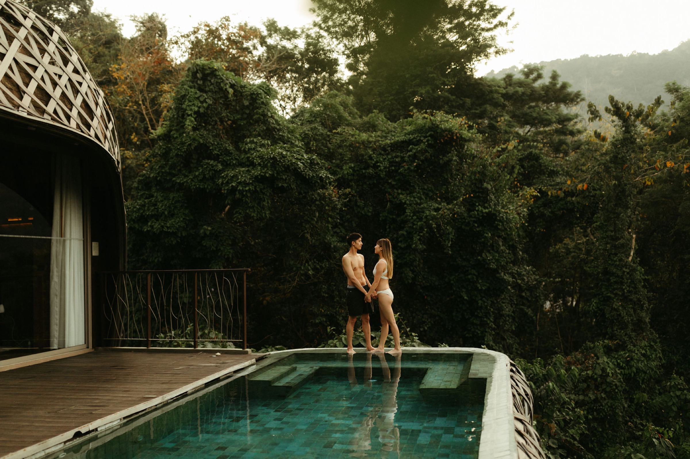 thailand honeymoon destination infinity pool treehouse