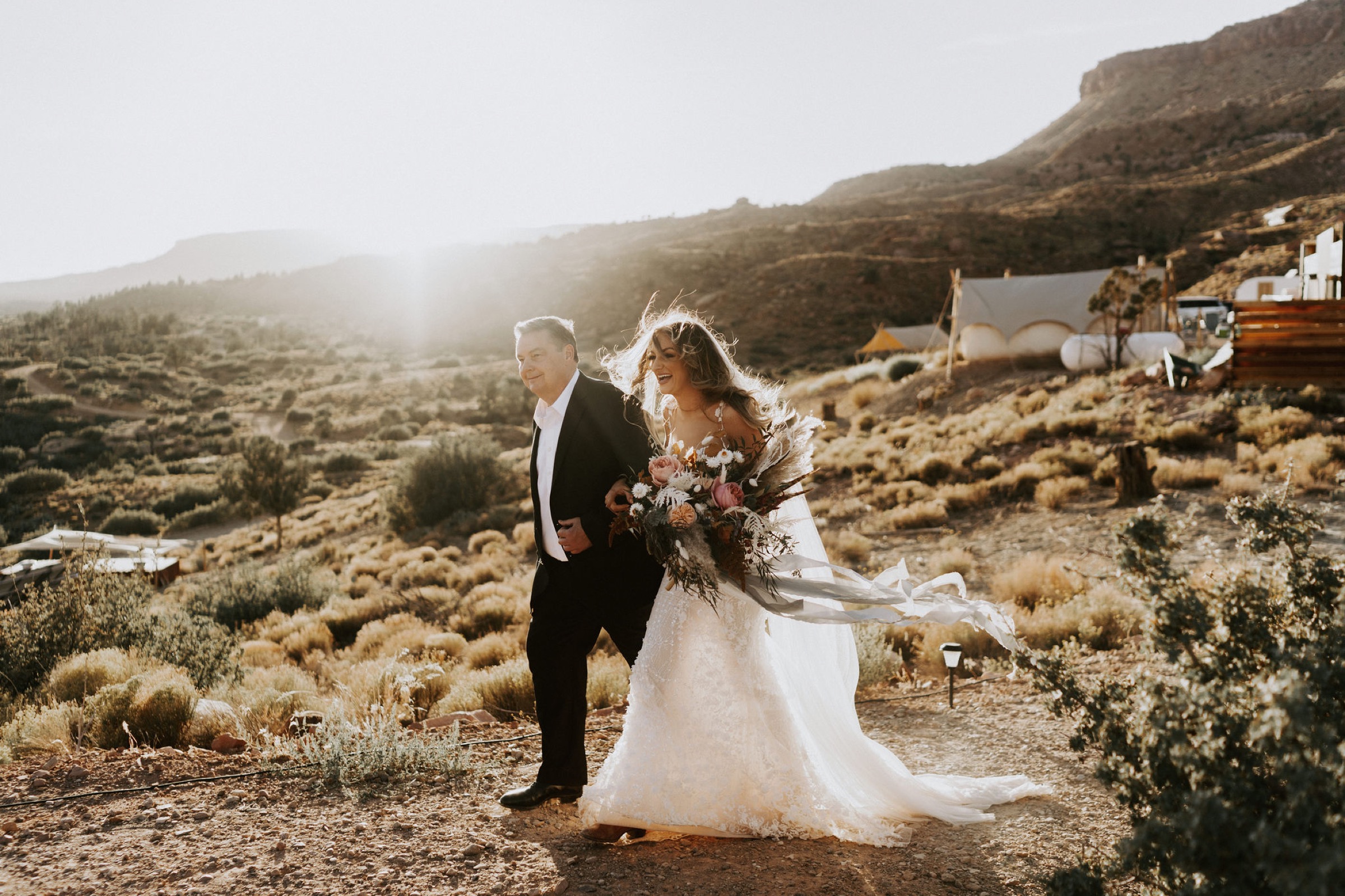 desert adventurous bride
