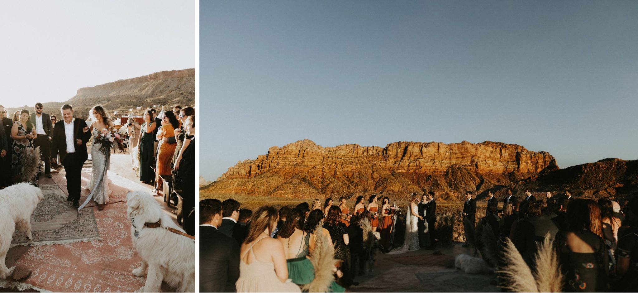 Boho Festival Wedding at Under Canvas Zion Lauren Mihae Photo